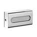 Porte-mouchoirs rectangulaire mural chromé - Colombo Design