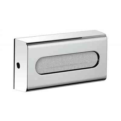 Porte-mouchoirs rectangulaire mural chromé - Colombo Design
