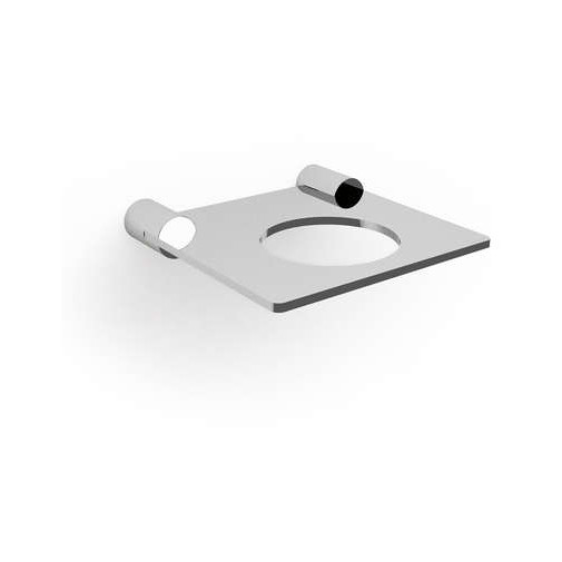 Porte-verre ou porte-savon en acier inoxydable poli - Strika, Lineabeta