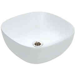 Quadratisches Aufsatzwaschbecken 42x42cm JDS Jaquar White Waschbecken