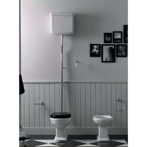 R01 external flush valve complete for LO902 high cistern - Simas Londra series