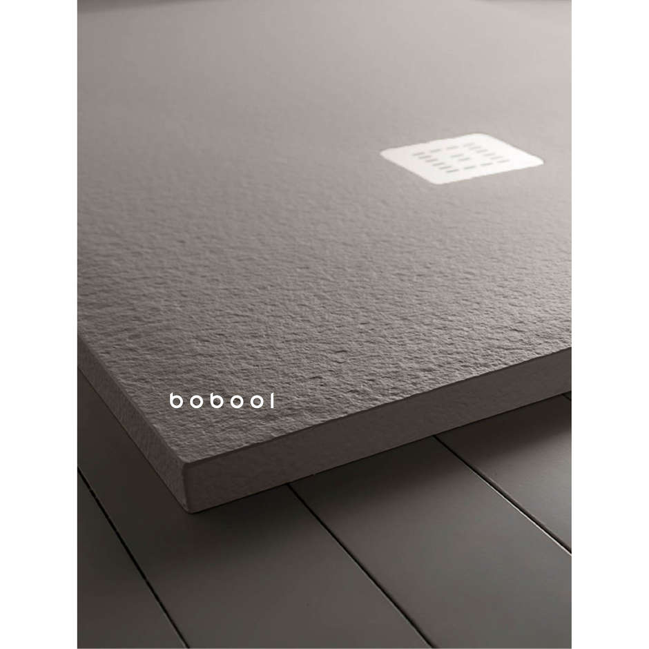 Receveur de douche couleur volcan faible épaisseur 100x90x3 cm - Trendy, Arblù