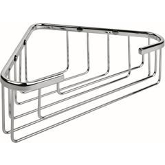 Receveur de douche d'angle en laiton chromé - Basic, Colombo Design