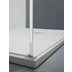 Receveur de douche en résine effet pierre, Blanc, 90x100x3 cm - Trendy, Arblu
