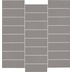 Rechteckmosaik Manhattan, Anthrazit, 33,3x33,3 cm - Comfort G, Dom Ceramiche