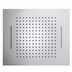 Rectangular built-in ceiling shower head, rain jet, comb jet and waterfall jet 57x47 cm - Dream/3, Bossini