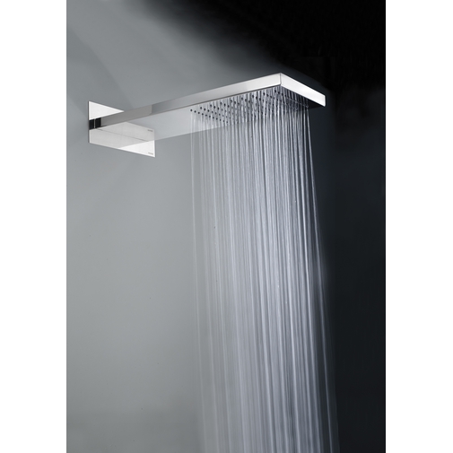 Rectangular rain jet wall shower head - Manhattan/1, Bossini