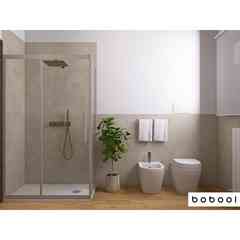 Rectified stone-effect porcelain stoneware, Queen Stone Avorio 60x120 cm - Cotto Petrus