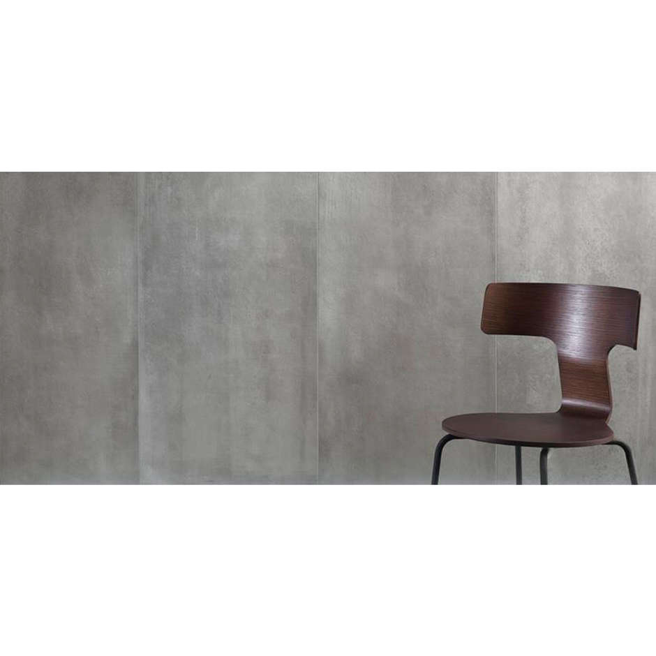 Rektifiziertes Feinsteinzeug in Betonoptik, 59,5x59,5 cm Grau - Entropia, Dom Ceramiche