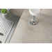 Rektifiziertes Feinsteinzeug mit Betonoptik, seidenmatt, 29,6x59,5 Silber - Uptown, Dom Ceramiche, silbergrau