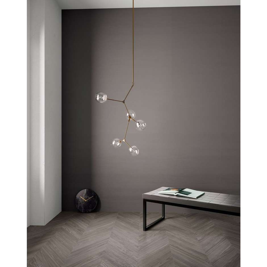 Reliefiertes Feinsteinzeug mit Harzeffekt, Shadelines Grey 60x120 cm - Shade, Ceramica Sant'Agostino