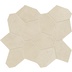 Resin effect porcelain stoneware, 24,7x28,5 cm, Mosaic Turtle Beige - Comfort R, Dom Ceramiche
