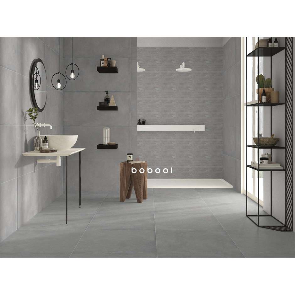 Resin-effect porcelain stoneware, 59.5x59.5 cm Ash - Comfort R, Dom Ceramiche