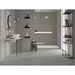 Resin-effect porcelain stoneware, 90x90 cm, Ash - Comfort R, Dom Ceramiche