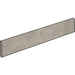 Resin effect skirting board, rectified, 9x59.5 cm, Ash gray - Comfort R, Dom Ceramicha