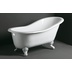 Retro style bathtub with white cast iron feet - Simas