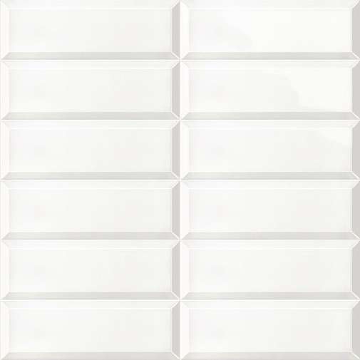 Rivestimento Mainzu Bissel Blanco Brillo 10x30 cm – Piastrella Diamantata Bianca Lucida