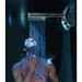 Rotating body shower head, 2 shower jets + waterfall, chromotherapy and audio - Acquavolo, Bossini