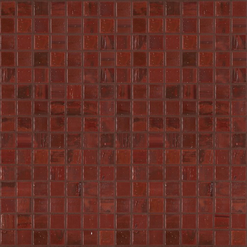 Rotes Glasmosaik 20.74 mit Einbausatz - Smalto, Bisazza
