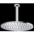 Round chromed shower head diameter 28 cm, with ceiling arm 30 cm - Cosmo, Bossini