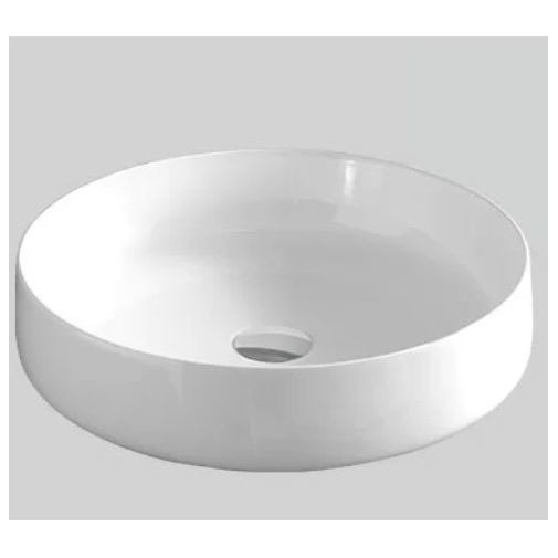 Round countertop ceramic washbasin Ø48 - Cognac COL002 by Artceram