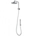Round shower head 20 cm, with integrated hand shower, chrome - Oki-Renovation, Bossini