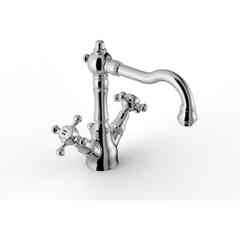 Rubinetto lavabo monoforo con collo girevole, cromato -  KENT 2, Zazzeri