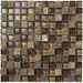 Ruggine colored slate, glass and marble mixed mosaic 30x30 cm, for wall covering - Nepal, Boxer