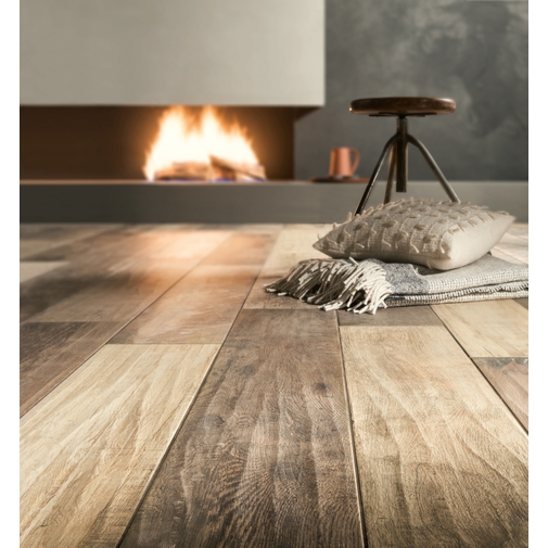 Rustic wood effect porcelain stoneware Aspen 20x120 cm - Country, Blustyle