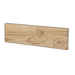 Rustic wood effect porcelain stoneware skirting board, 10x60 cm Loire Cru - Barrique, Blustyle