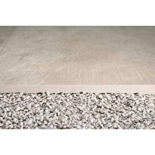 Rutschfestes Feinsteinzeug in Betonoptik für den Außenbereich Beige Out 60x60 dick 2 Entropia, Dom Ceramiche