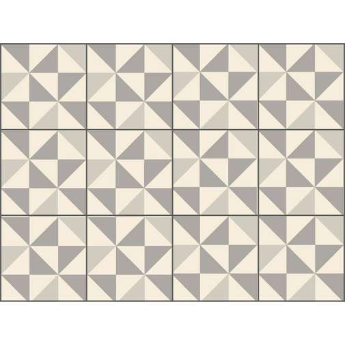 Rutschfestes glasiertes Steinzeug R10 A+B dekoriert 20X20 Optical Epoque Full Body Cesi