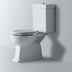 Réservoir avec couvercle en céramique pour Cuvette Monobloc Blanche - Londra, Ceramica Simas
