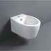 Sanitari sospesi stile moderno: vaso, bidet e sedile - LFT, Simas