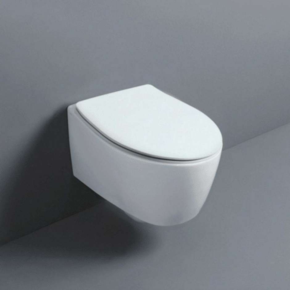 Sanitari sospesi stile moderno: vaso, bidet e sedile - LFT, Simas