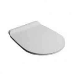 Seat-cover with soft closing hinges, matt white - Vignoni, Simas