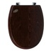 Sedile coprivaso stile classico in legno e cerniere cromate - Arcade, Simas