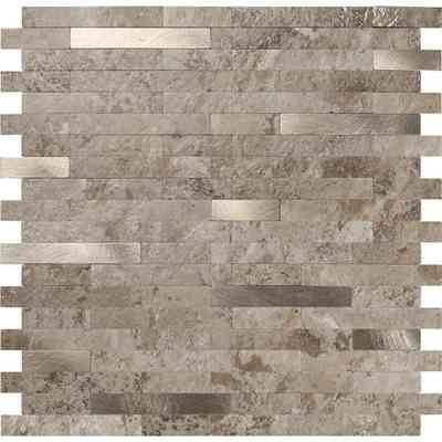 Self-adhesive laminate for stone and aluminum effect wall tiles, Mud 29x29.7 cm - Sticker, Boxer