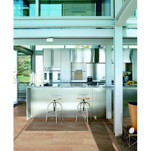 Semi-gloss rectified stone effect stoneware, Rosso Stintino 90x90 - Pietre di Sardegna, Casalgrande Padana