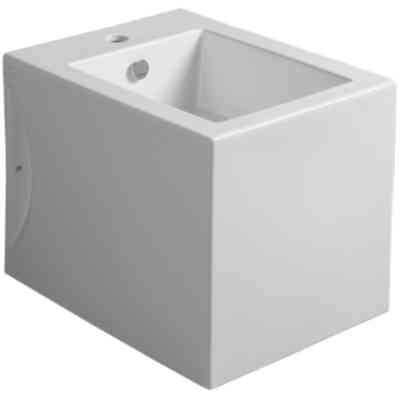 Serie completa di sanitari a terra in ceramica: vaso, bidet e sedile - Frozen, Simas