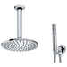 Set doccia: soffione rotondo 23 cm al soffitto, doccetta supporto girevole Shower Concept, Bossini