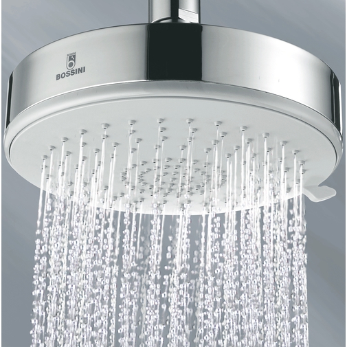 Shower arm 30 cm round shower head 14 cm with 3 jets - Dinamic, Bossini