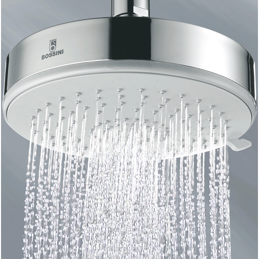 Shower arm 30 cm round shower head 14 cm with 3 jets - Dinamic, Bossini