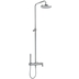 Shower column with diam. 20 cm shower head, hand shower and mixer - Simple, Rubinetteria Bugnatese