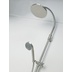 Shower column with sliding rail, 21cm shower head, antiqued brass taps - Liberty, Bossini