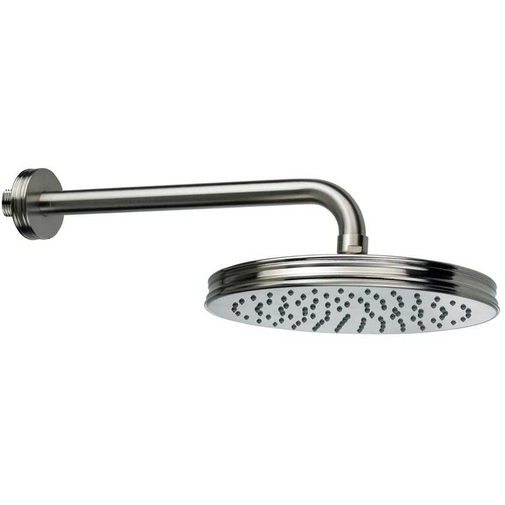 Shower head diameter 21 cm old england style chrome, with 30 cm wall arm - LibertyGom, Bossini