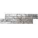 Silberfarbene Schiefer Wandverkleidung 10x35 cm - Energy, Boxer