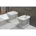 Simas blanc Evolution EVO04 bidet fermé monotrou