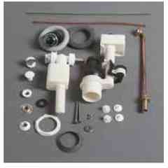 Simas D21 flush valve for monobloc cistern, chrome