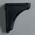 Simas glossy black ceramic bracket for sink and console support
